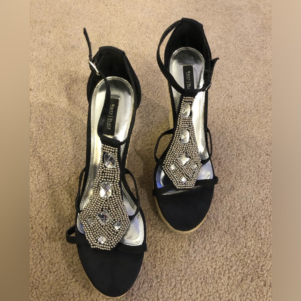 White House Black Market Wedge Sandals